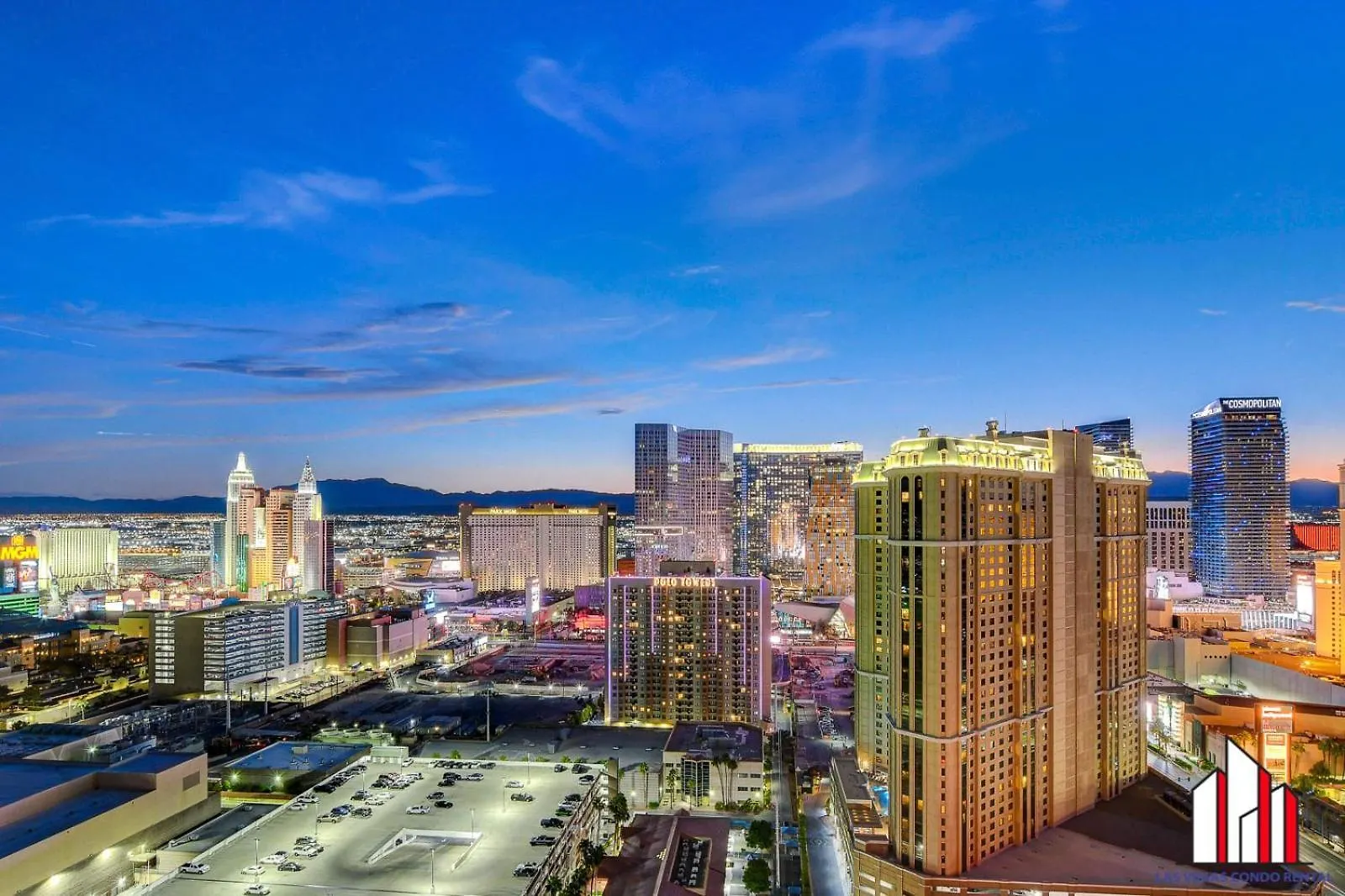 Mgm Signature-30-705 F1 Track & Strip View Balcony Las Vegas